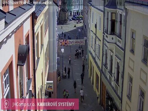 Webkamera Panská ulice, Jindřichův Hradec