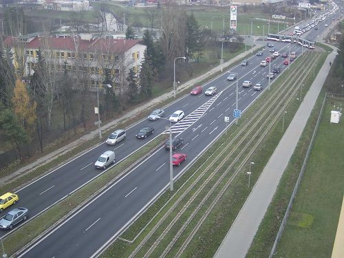 Webkamera Velkomoravská ulice, Olomouc