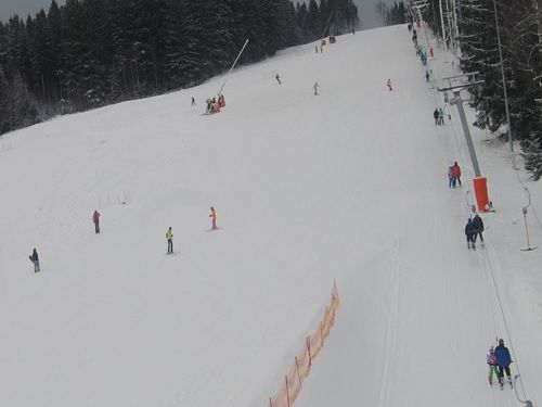 Webkamera Skiareál Nad nádražím, Železná Ruda