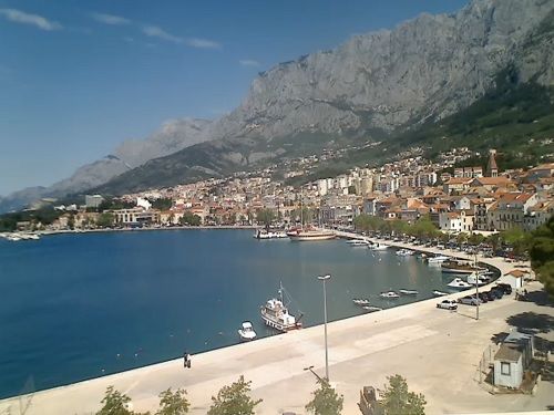 Webkamera Pobřežní promenáda Makarska