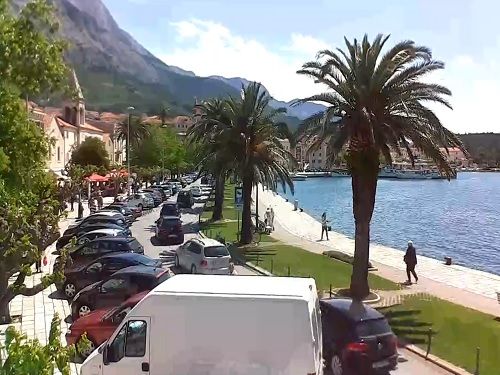 Webkamera Promenáda Makarska