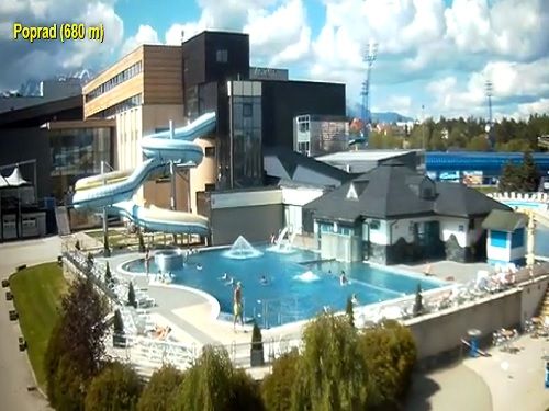 Webkamera Aquapark Aquacity, Poprad