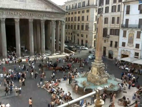 Webkamera Pantheon, Řím