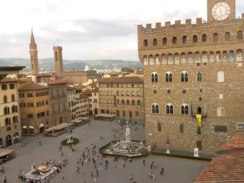 Webkamera Piazza della Signoria, Florencie