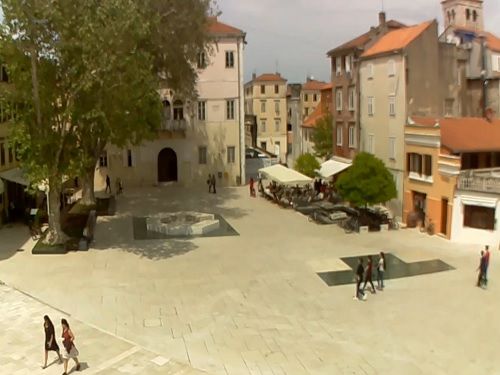 Webkamera Náměstí Petra Zoranice, Zadar
