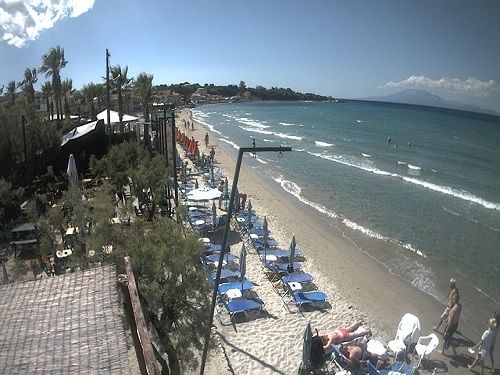 Webkamera Pláž Tsilivi, Zakynthos