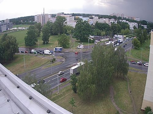 Webkamera Křižovatka Mileta, Hradec Králové
