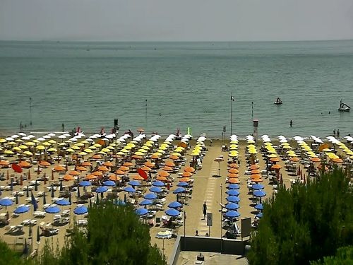 Webkamera Pláž Lignano Sabbiadoro